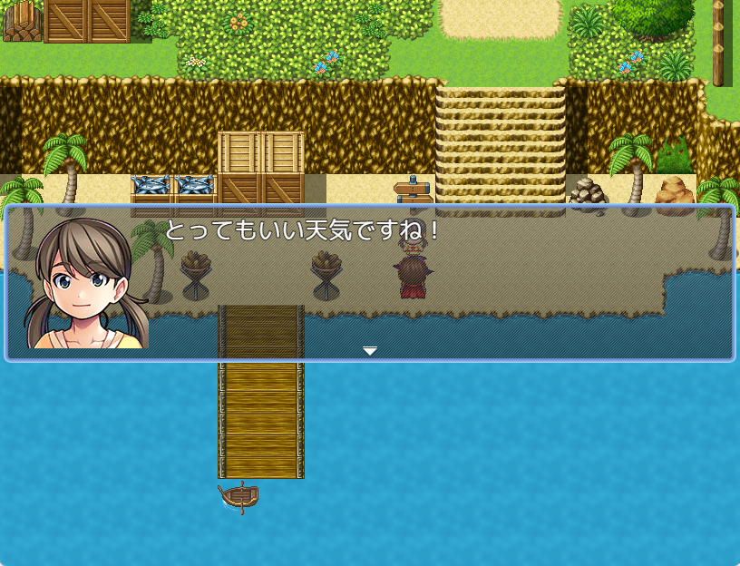 位置を中に設定